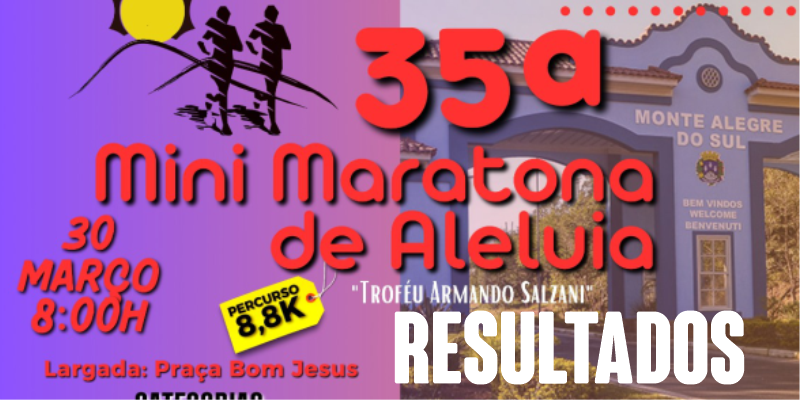 35º MINI MARATONA DE ALELUIA 